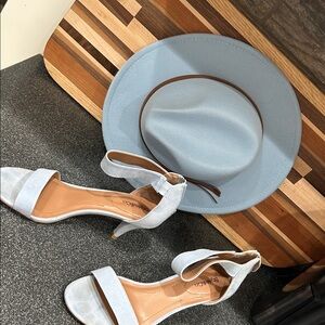Style & Co. Light Blue Heeled Sandals